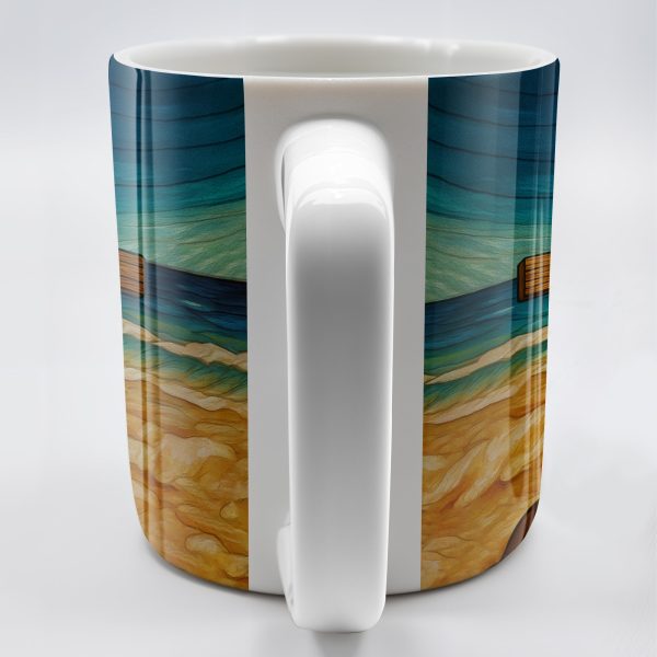 Beautifully Illustrated Cross Draped With Cloth - Personalized Custom Coffee Mug - FTH058_MG Beautifully Illustrated Cross Draped With Cloth - Personalized Custom Coffee Mug - FTH058_MG
