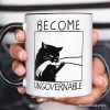 Become Ungovernable Black Cat Personalized Mug, Bites Hand Humorous Meme Gift with Custom Name