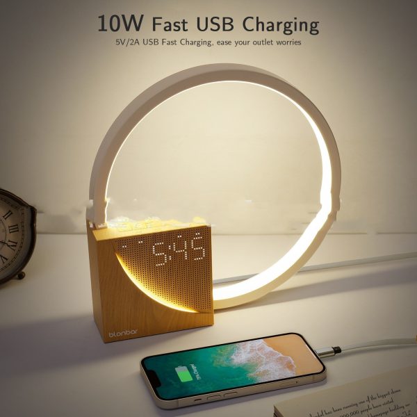 Bedside Lamp With Natural Sounds And Alarm Clock Bedside Lamp With Natural Sounds And Alarm Clock