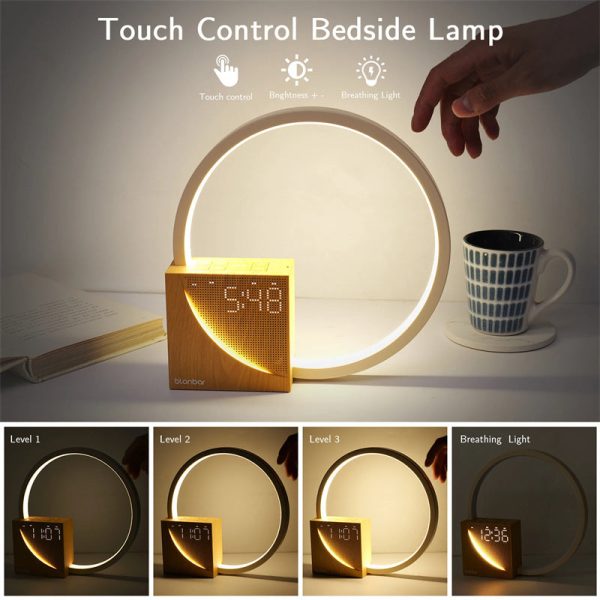 Bedside Lamp With Natural Sounds And Alarm Clock Bedside Lamp With Natural Sounds And Alarm Clock