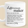 Being A Difference Maker, One Moment At A Time - Friend Personalized Custom Mug - Christmas Gift For Best Friends, Sisters, Family Members, Coworkers Being A Difference Maker, One Moment At A Time - Friend Personalized Custom Mug - Christmas Gift For Best Friends, Sisters, Family Members, Coworkers