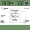 Being a Mother Is Easy Everything Is on Fire Coffee Mug Funny Gift for Mom from Daughter Son Kids Being a Mother Is Easy Everything Is on Fire Coffee Mug Funny Gift for Mom from Daughter Son Kids