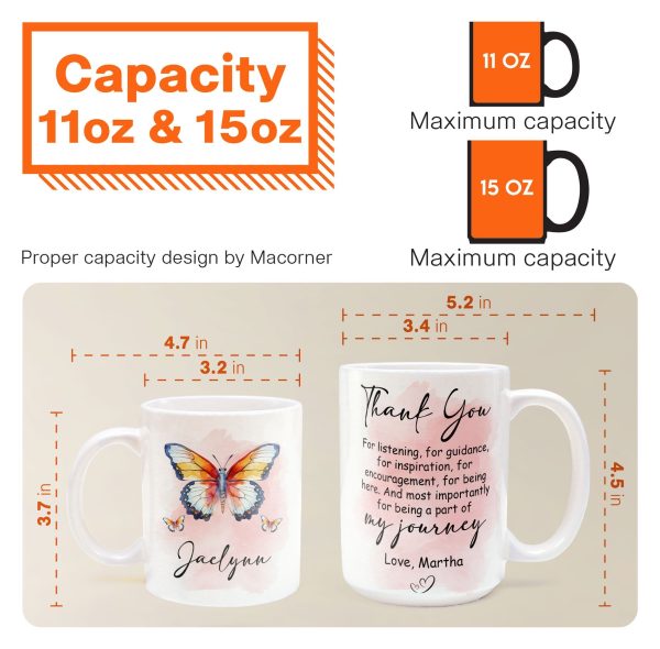 Being A Part Of My Journey - Personalized Mug Being A Part Of My Journey - Personalized Mug