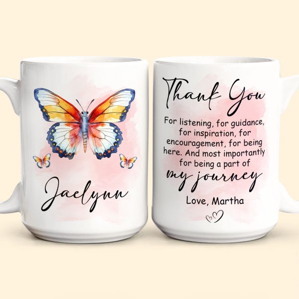 Being A Part Of My Journey - Personalized Mug Being A Part Of My Journey - Personalized Mug