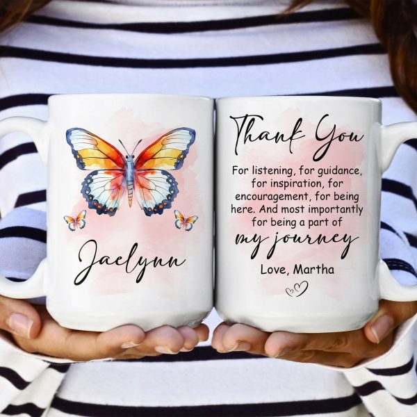 Being A Part Of My Journey - Personalized Mug Being A Part Of My Journey - Personalized Mug