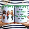 Being My Bestie Is Really The Only Gift You Need - Personalized White Edge-to-Edge Mug Being My Bestie Is Really The Only Gift You Need - Personalized White Edge-to-Edge Mug