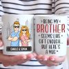Being My Brother Seems Like Gift Enough - Family Personalized Custom Mug - Gift For Family Members, Siblings, Brothers, Sisters Being My Brother Seems Like Gift Enough - Family Personalized Custom Mug - Gift For Family Members, Siblings, Brothers, Sisters