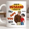 Being My Husband Only Gift You Need Couple Cartoon - Personalized Custom Coffee Mug - CPL1342_MG Being My Husband Only Gift You Need Couple Cartoon - Personalized Custom Coffee Mug - CPL1342_MG