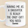Being My Parent Is The Ultimate Blessing - Family Personalized Custom Mug - Gift for Mom, Dad Being My Parent Is The Ultimate Blessing - Family Personalized Custom Mug - Gift for Mom, Dad