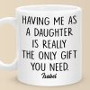 Being My Parent Is The Ultimate Blessing - Family Personalized Custom Mug - Gift for Mom, Dad Being My Parent Is The Ultimate Blessing - Family Personalized Custom Mug - Gift for Mom, Dad