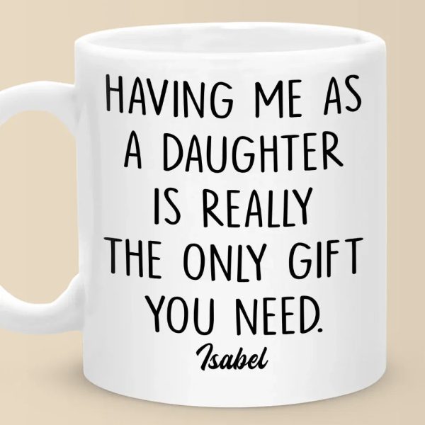 Being My Parent Is The Ultimate Blessing - Family Personalized Custom Mug - Gift for Mom, Dad Being My Parent Is The Ultimate Blessing - Family Personalized Custom Mug - Gift for Mom, Dad