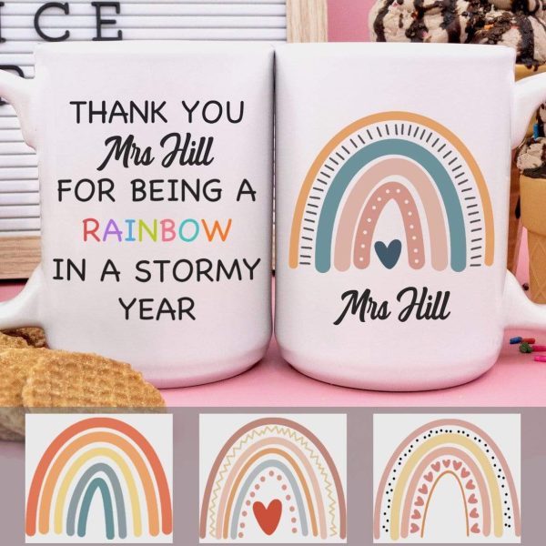 Being Rainbow In Stormy Year Back To School Coffee Mug Being Rainbow In Stormy Year Back To School Coffee Mug