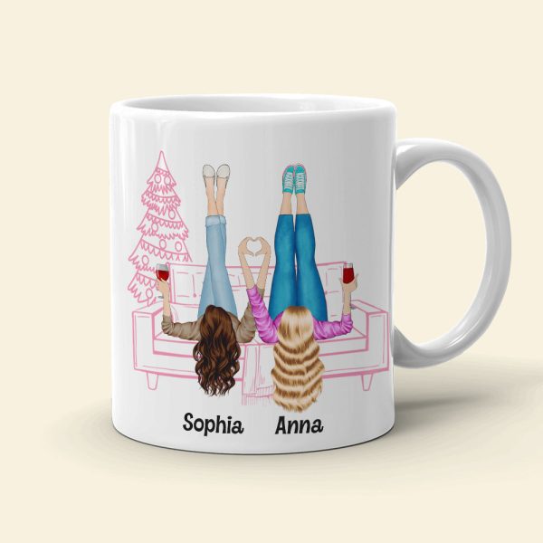 Being Your Bestie Seems Like Christmas Gift Enough Personalized Coffee Mug Gift For Best Friends, Sisters Being Your Bestie Seems Like Christmas Gift Enough Personalized Coffee Mug Gift For Best Friends, Sisters