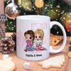Being Your [Custom Quote] Seems Like Gift Enough, Gift For Friends, Sister, Personalized Mug, Cartoon Girl Mug, Christmas Gift 06NATN231123HH