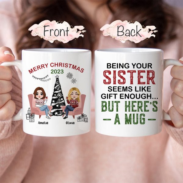 Being Your Sister, Personalized Mug, Gifts For Sister