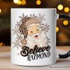 Believe Santa Cheetah Leopard Personalized Mug, Retro Christmas Gift with Custom Name Believe Santa Cheetah Leopard Personalized Mug, Retro Christmas Gift with Custom Name