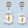 Belly Rubs Received, Love Levels Maxed Out - Dog Personalized Custom Mug - Gift For Pet Owners, Pet Lovers Belly Rubs Received, Love Levels Maxed Out - Dog Personalized Custom Mug - Gift For Pet Owners, Pet Lovers