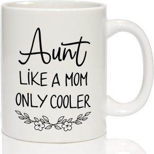 Best Aunt Ever Coffee Mug Funny Gift for Aunt from Niece Nephew Birthday Christmas Gift Idea