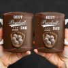 Best Baseball Dad Ever, Baseball and Glove - Personalized Custom Coffee Mug - DAD215_MG Best Baseball Dad Ever, Baseball and Glove - Personalized Custom Coffee Mug - DAD215_MG