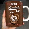 Best Baseball Dad Ever, Baseball and Glove - Personalized Custom Coffee Mug - DAD215_MG Best Baseball Dad Ever, Baseball and Glove - Personalized Custom Coffee Mug - DAD215_MG