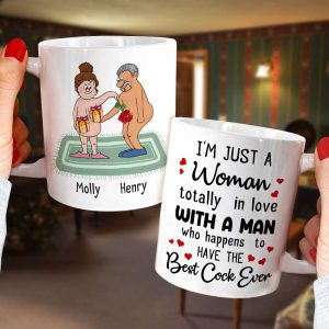 Best B**bs Ever, Personalized Funny Old Couple Mug 02NTDT040323HN