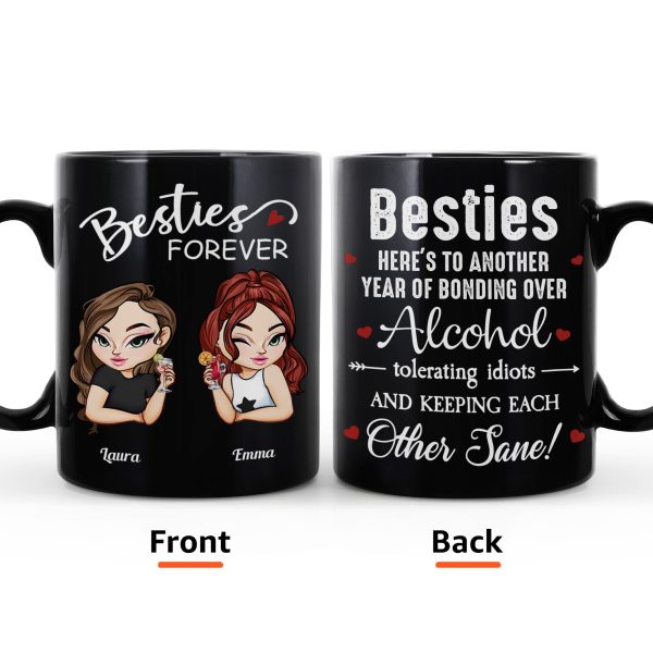 Best B*tches Here's To Another Year - Personalized Mug Best B*tches Here's To Another Year - Personalized Mug