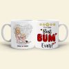Best Bum Ever, Personalized Couple Mug, Gift For Couple Best Bum Ever, Personalized Couple Mug, Gift For Couple