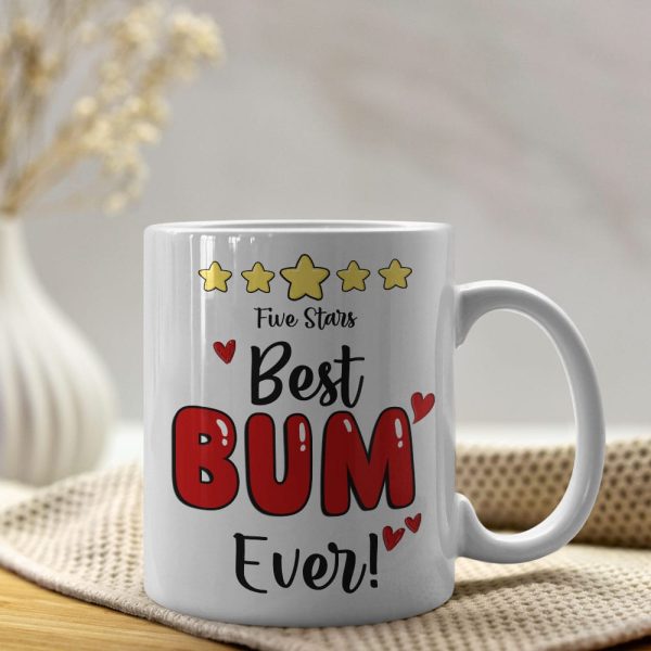 Best Bum Ever, Personalized Couple Mug, Gift For Couple Best Bum Ever, Personalized Couple Mug, Gift For Couple