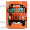Best Bus Driver Appreciation Gift - Personalized Custom Coffee Mug - BUS001_MG