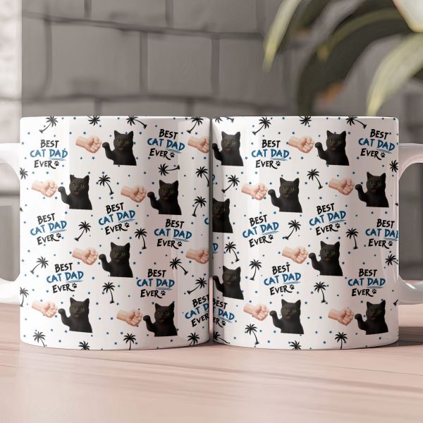 Best Cat Dad, Dog Mom Ever - New Version - Personalized Mug Best Cat Dad, Dog Mom Ever - New Version - Personalized Mug