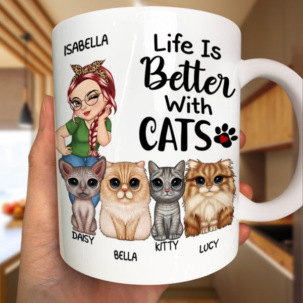 Best Cat Mom Ever - Funny Gift For Cat Lovers, Cat Moms - Personalized Mug Best Cat Mom Ever - Funny Gift For Cat Lovers, Cat Moms - Personalized Mug