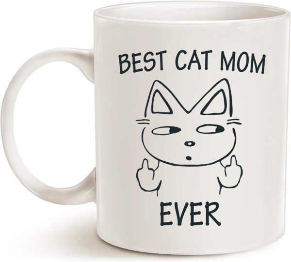 Best Cat Mom Ever Coffee Mug Funny Gift for Cat Mom from Daughter Son Kids, Mothers Day Birthday Gift Best Cat Mom Ever Coffee Mug Funny Gift for Cat Mom from Daughter Son Kids, Mothers Day Birthday Gift