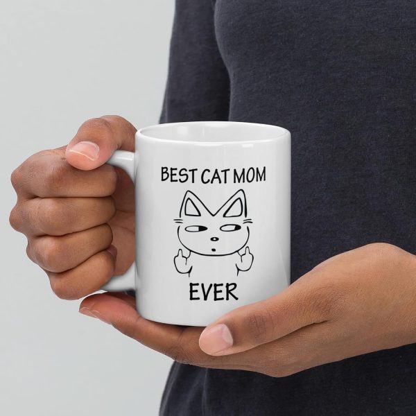 Best Cat Mom Ever Coffee Mug Funny Gift for Cat Mom from Daughter Son Kids, Mothers Day Birthday Gift Best Cat Mom Ever Coffee Mug Funny Gift for Cat Mom from Daughter Son Kids, Mothers Day Birthday Gift