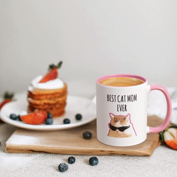 Best Cat Mom Ever Coffee Mug Gift for Cat Mom Women, Mothers Day Birthday Christmas Gift Best Cat Mom Ever Coffee Mug Gift for Cat Mom Women, Mothers Day Birthday Christmas Gift