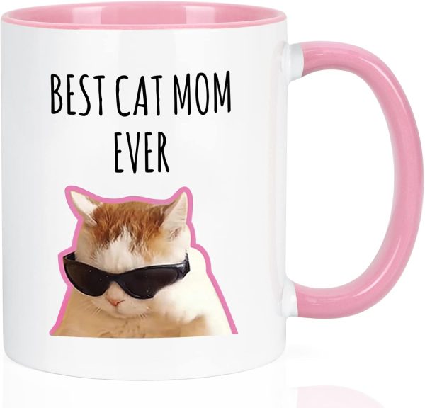 Best Cat Mom Ever Coffee Mug Gift for Cat Mom Women, Mothers Day Birthday Christmas Gift Best Cat Mom Ever Coffee Mug Gift for Cat Mom Women, Mothers Day Birthday Christmas Gift