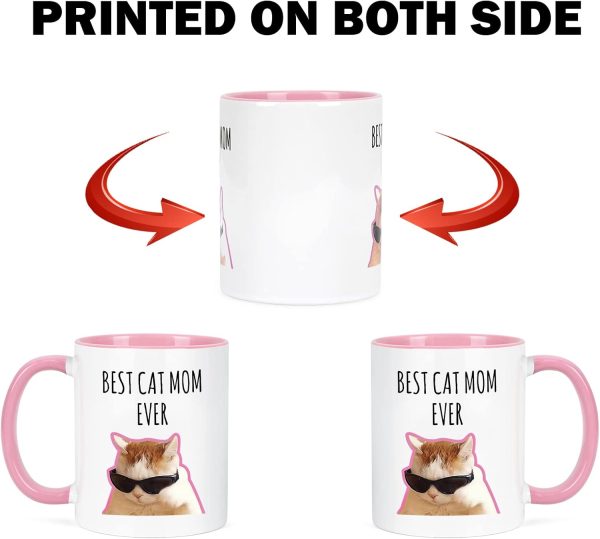 Best Cat Mom Ever Coffee Mug Gift for Cat Mom Women, Mothers Day Birthday Christmas Gift Best Cat Mom Ever Coffee Mug Gift for Cat Mom Women, Mothers Day Birthday Christmas Gift