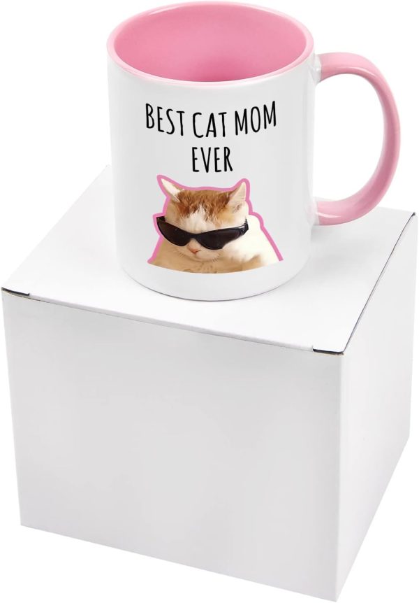 Best Cat Mom Ever Coffee Mug Gift for Cat Mom Women, Mothers Day Birthday Christmas Gift Best Cat Mom Ever Coffee Mug Gift for Cat Mom Women, Mothers Day Birthday Christmas Gift