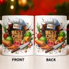 Best Chef Ever With Chef Hat And Vegetables - Personalized Custom Coffee Mug - JBS071_MG Best Chef Ever With Chef Hat And Vegetables - Personalized Custom Coffee Mug - JBS071_MG