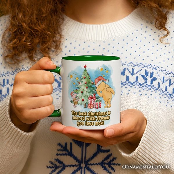Best Christmas with Pooh Bear's Personalized Mug, Heartwarming Holiday Gift with Custom Name Best Christmas with Pooh Bear's Personalized Mug, Heartwarming Holiday Gift with Custom Name
