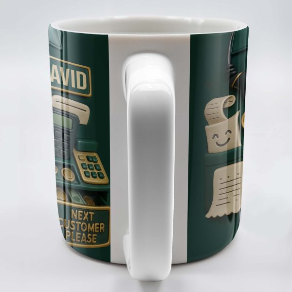 Best Coffee Break Companion For Awesome Cashiers, Cash Register And Telephone - Personalized Custom Coffee Mug - OFW008_MG Best Coffee Break Companion For Awesome Cashiers, Cash Register And Telephone - Personalized Custom Coffee Mug - OFW008_MG