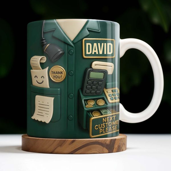 Best Coffee Break Companion For Awesome Cashiers, Cash Register And Telephone - Personalized Custom Coffee Mug - OFW008_MG Best Coffee Break Companion For Awesome Cashiers, Cash Register And Telephone - Personalized Custom Coffee Mug - OFW008_MG