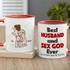 Best Couple Make Love, Personalized Naughty Couple Mug Wine Tumbler Accent Mug