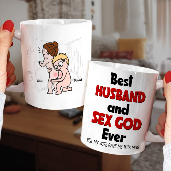 Best Couple Make Love, Personalized Naughty Couple Mug Wine Tumbler Accent Mug