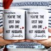 Best Dad And One Hot Husband With Hearts - Personalized Custom Coffee Mug - DAD235_MG Best Dad And One Hot Husband With Hearts - Personalized Custom Coffee Mug - DAD235_MG