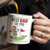 Best Dad By Par, Golf And Flag - Personalized Custom Coffee Mug - DAD257_MG Best Dad By Par, Golf And Flag - Personalized Custom Coffee Mug - DAD257_MG