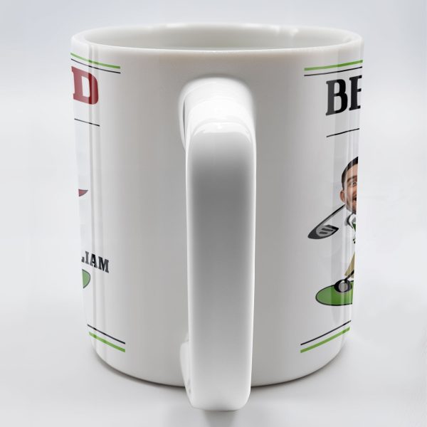 Best Dad By Par, Golf And Flag - Personalized Custom Coffee Mug - DAD257_MG Best Dad By Par, Golf And Flag - Personalized Custom Coffee Mug - DAD257_MG
