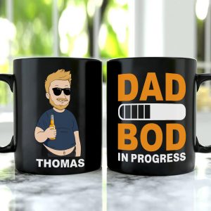 Best Dad Drinking Gift 07DTDT220423TM Personalized Black Mug