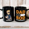 Best Dad Drinking Gift 07DTDT220423TM Personalized Black Mug Best Dad Drinking Gift 07DTDT220423TM Personalized Black Mug