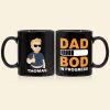 Best Dad Drinking Gift 07DTDT220423TM Personalized Black Mug Best Dad Drinking Gift 07DTDT220423TM Personalized Black Mug
