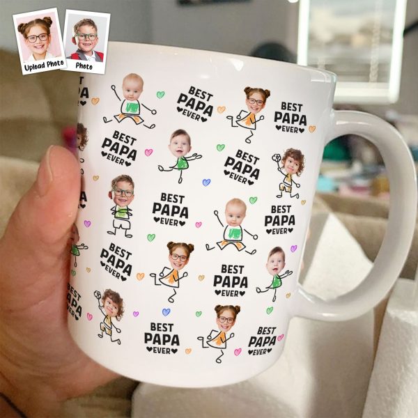 Best Dad Ever - Funny Version - Personalized Photo Mug Best Dad Ever - Funny Version - Personalized Photo Mug